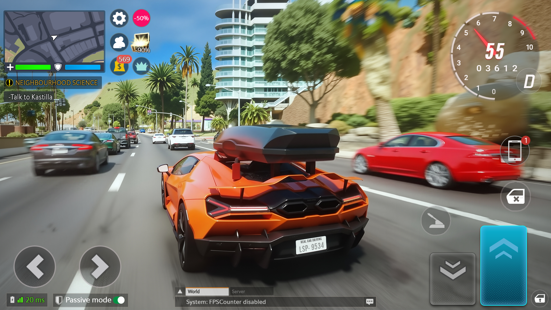 اسکرین شات 6 بازی Real Driving: Car Racing Games