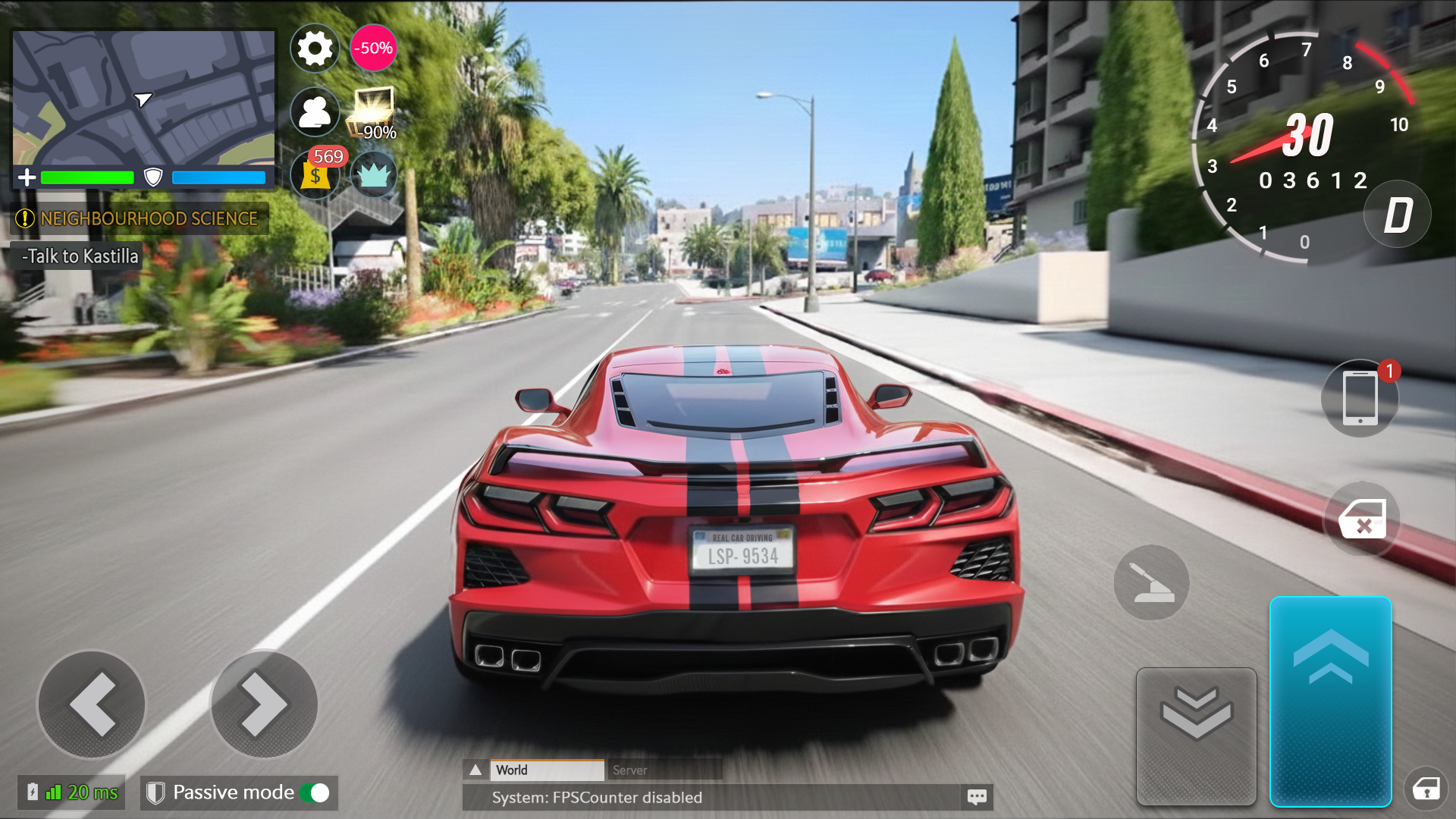 اسکرین شات 3 بازی Real Driving: Car Racing Games