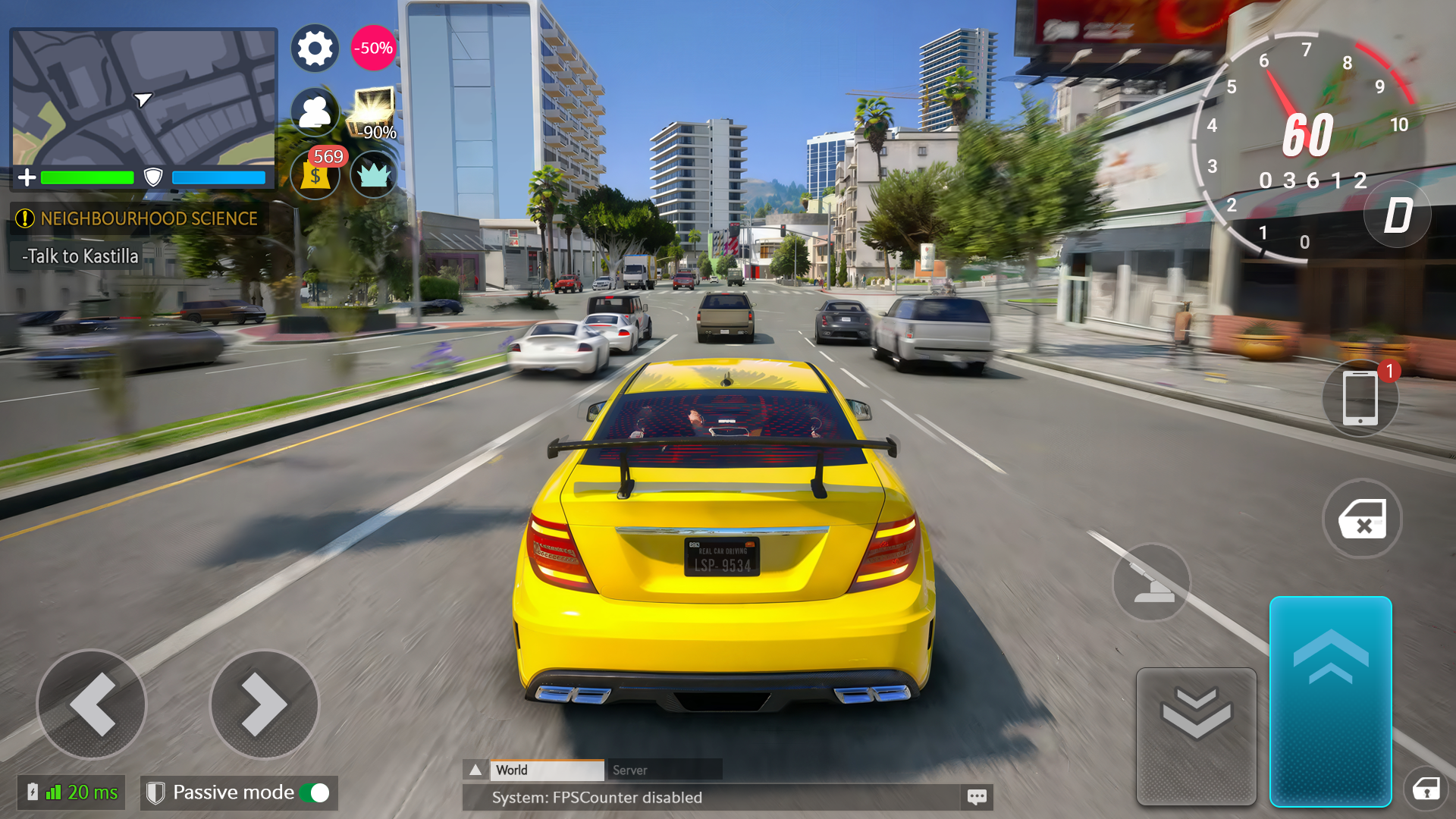 اسکرین شات 2 بازی Real Driving: Car Racing Games