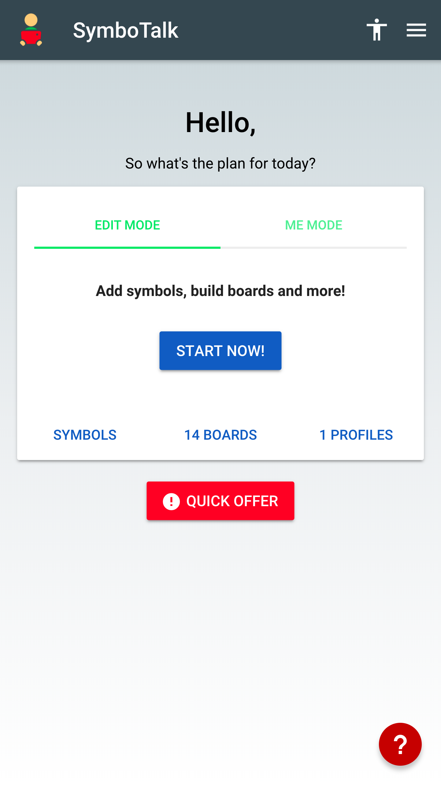 اسکرین شات 6 برنامه SymboTalk - AAC Talker