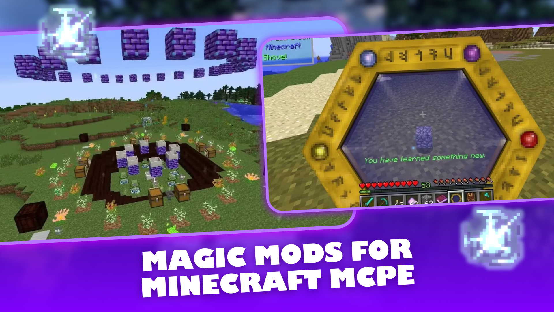 اسکرین شات 1 برنامه Magic Mods for Minecraft MCPE