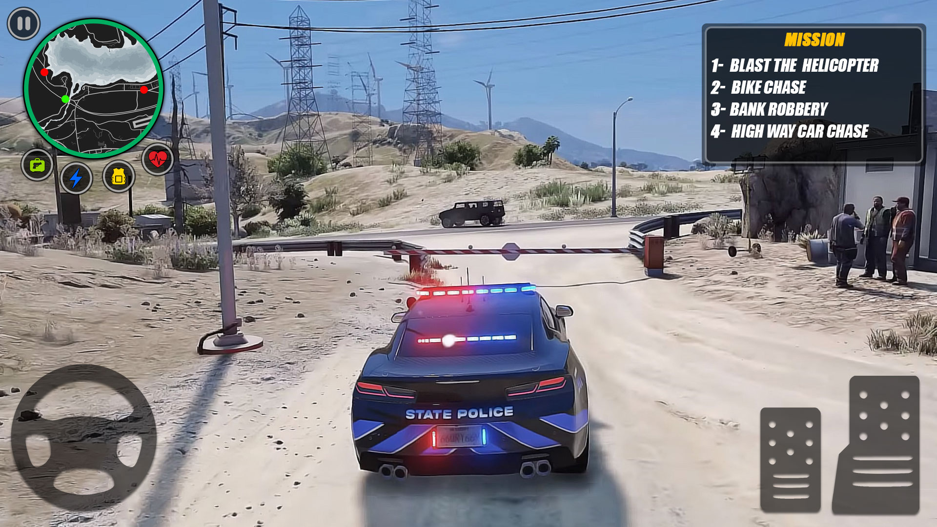 اسکرین شات 4 بازی Police Car Chase Criminal Game