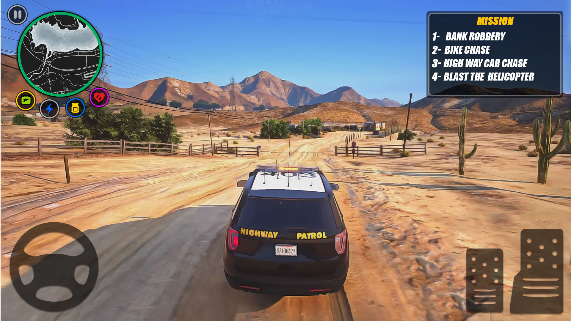 اسکرین شات 3 بازی Police Van Driving: Cop Games
