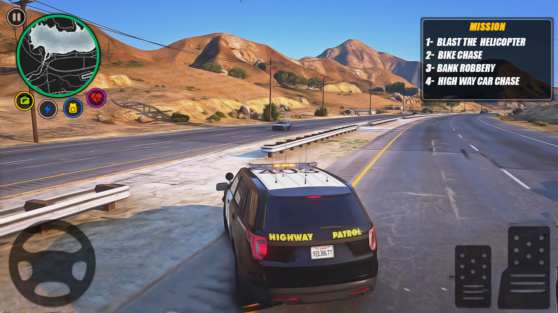 اسکرین شات 4 بازی Police Van Driving: Cop Games