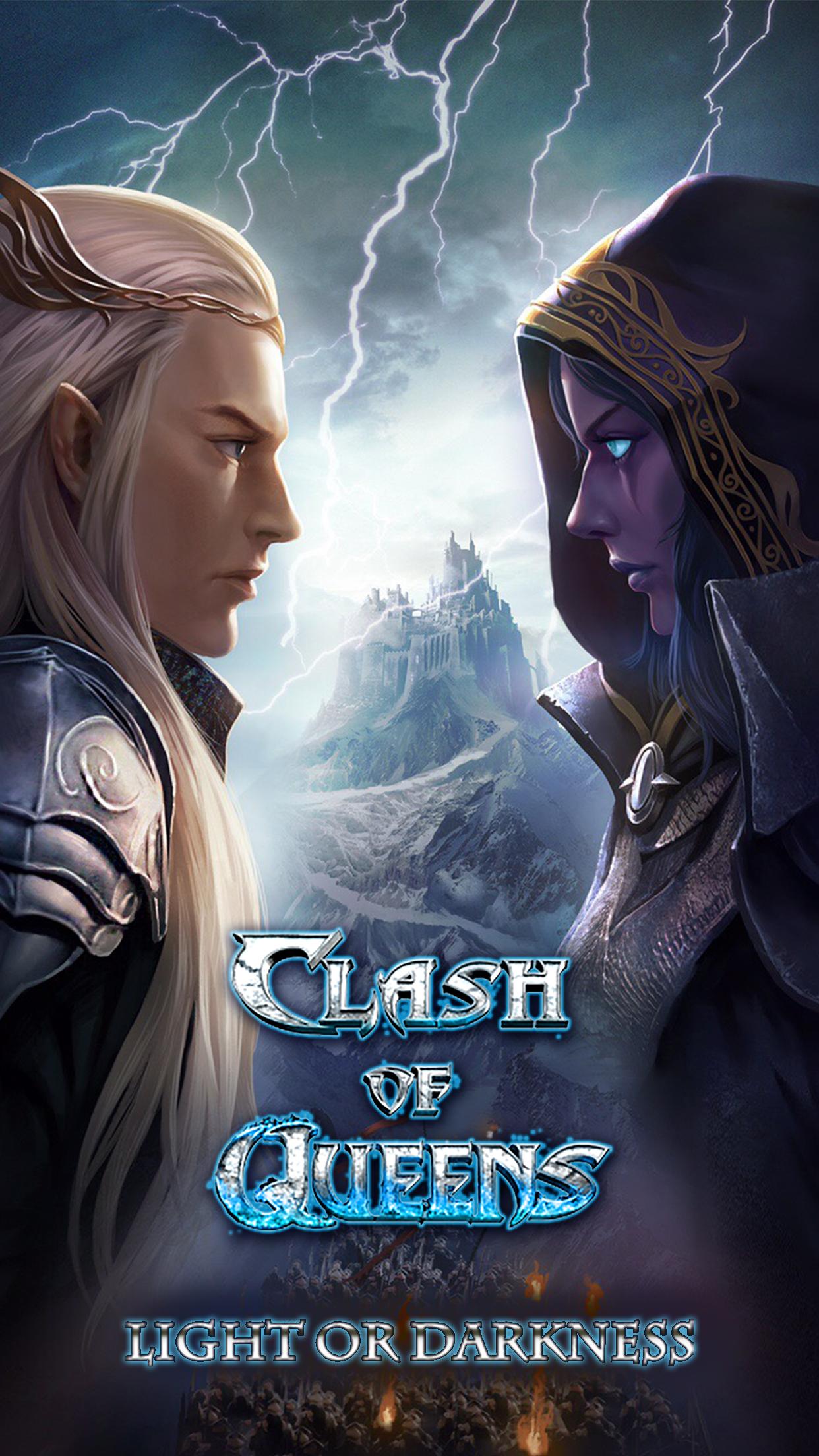 اسکرین شات 1 بازی Clash of Queens: Light or Dark
