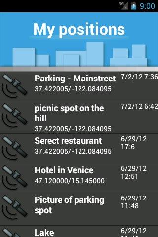 اسکرین شات 3 برنامه Find My Car