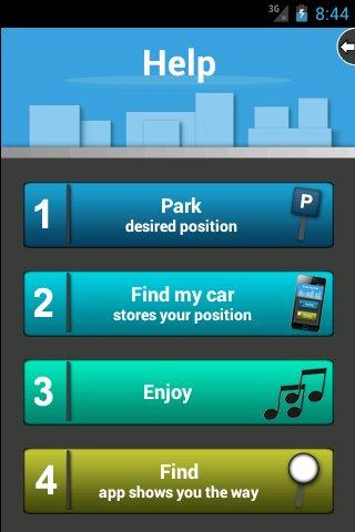 اسکرین شات 2 برنامه Find My Car