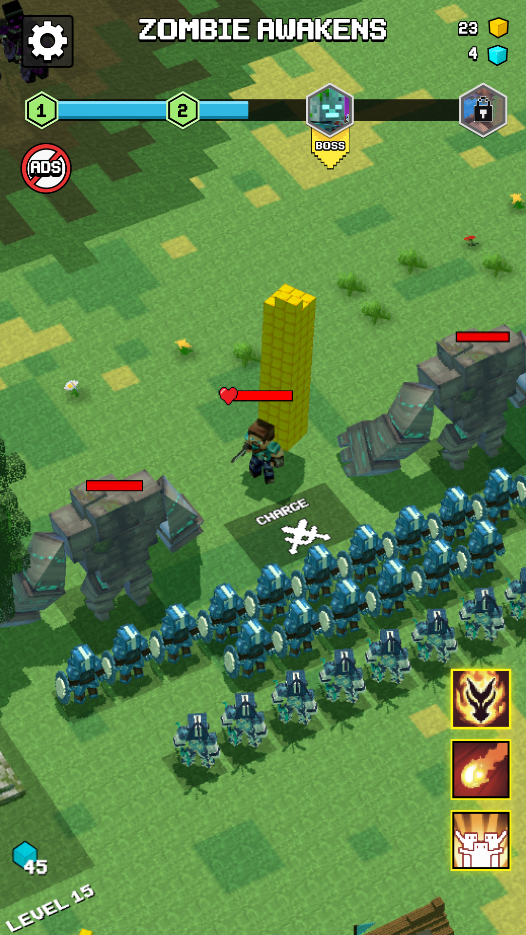 اسکرین شات 3 بازی Mob Battle: Craft Army