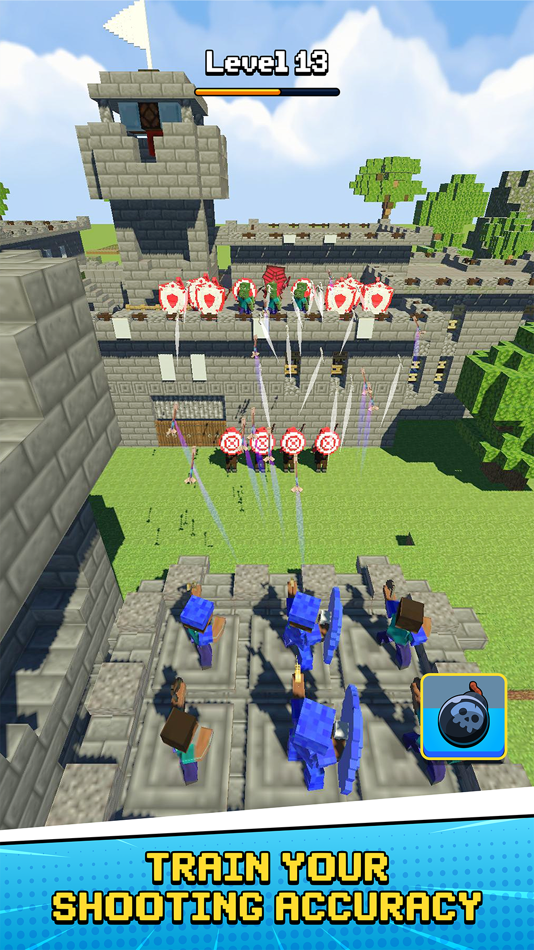 اسکرین شات 2 بازی Craft War: Merge Battle
