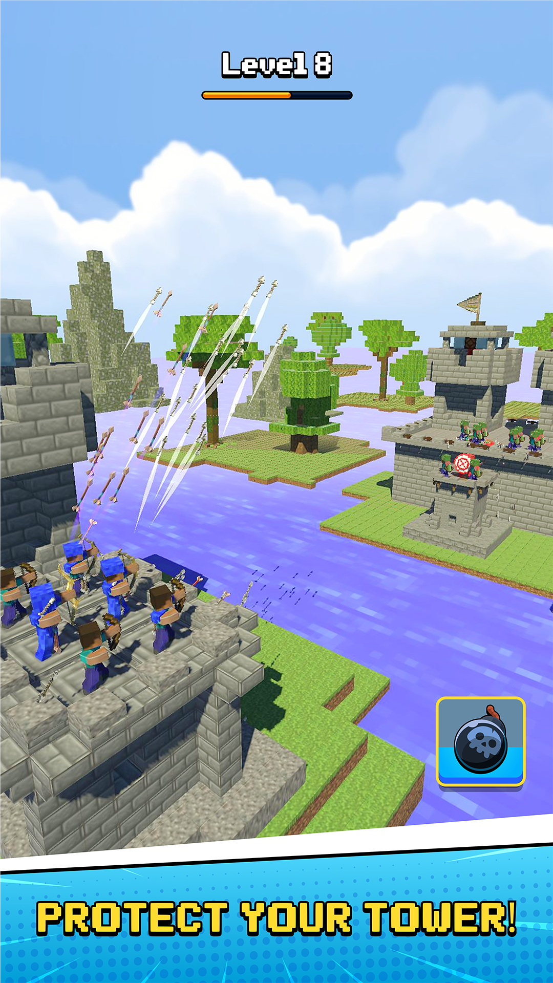 اسکرین شات 4 بازی Craft War: Merge Battle