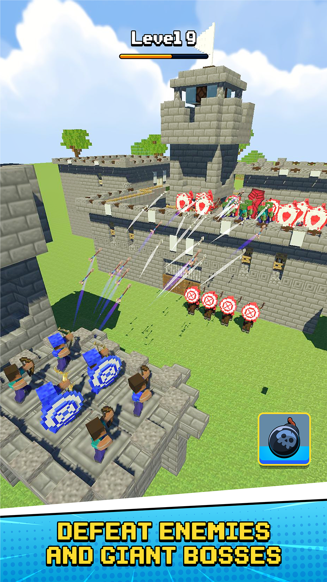 اسکرین شات 3 بازی Craft War: Merge Battle