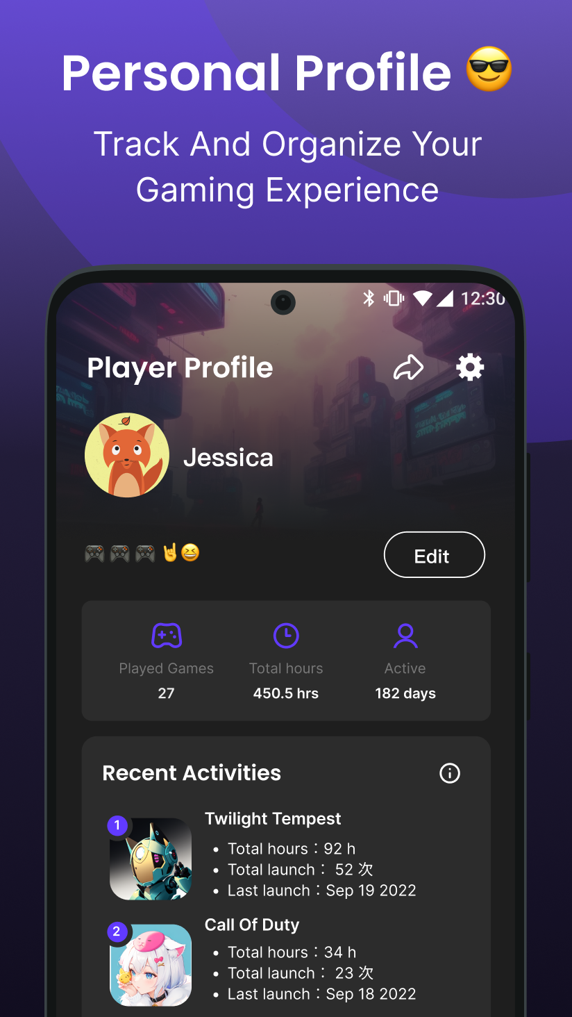 اسکرین شات 3 برنامه OXO Game Launcher - Gaming Hub