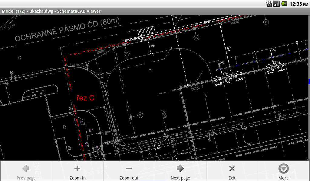 اسکرین شات 3 برنامه SchemataCAD viewer DWG/DXF