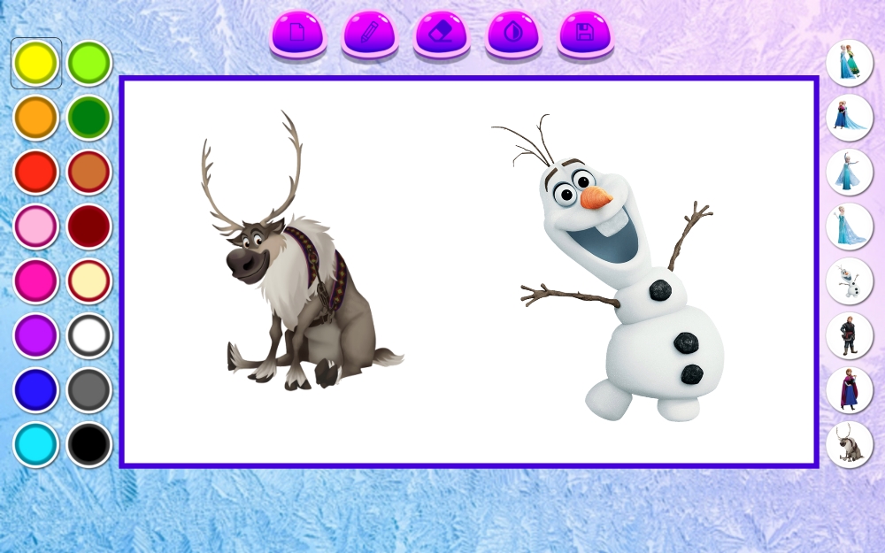 اسکرین شات 3 بازی ‏نقاشی با السا