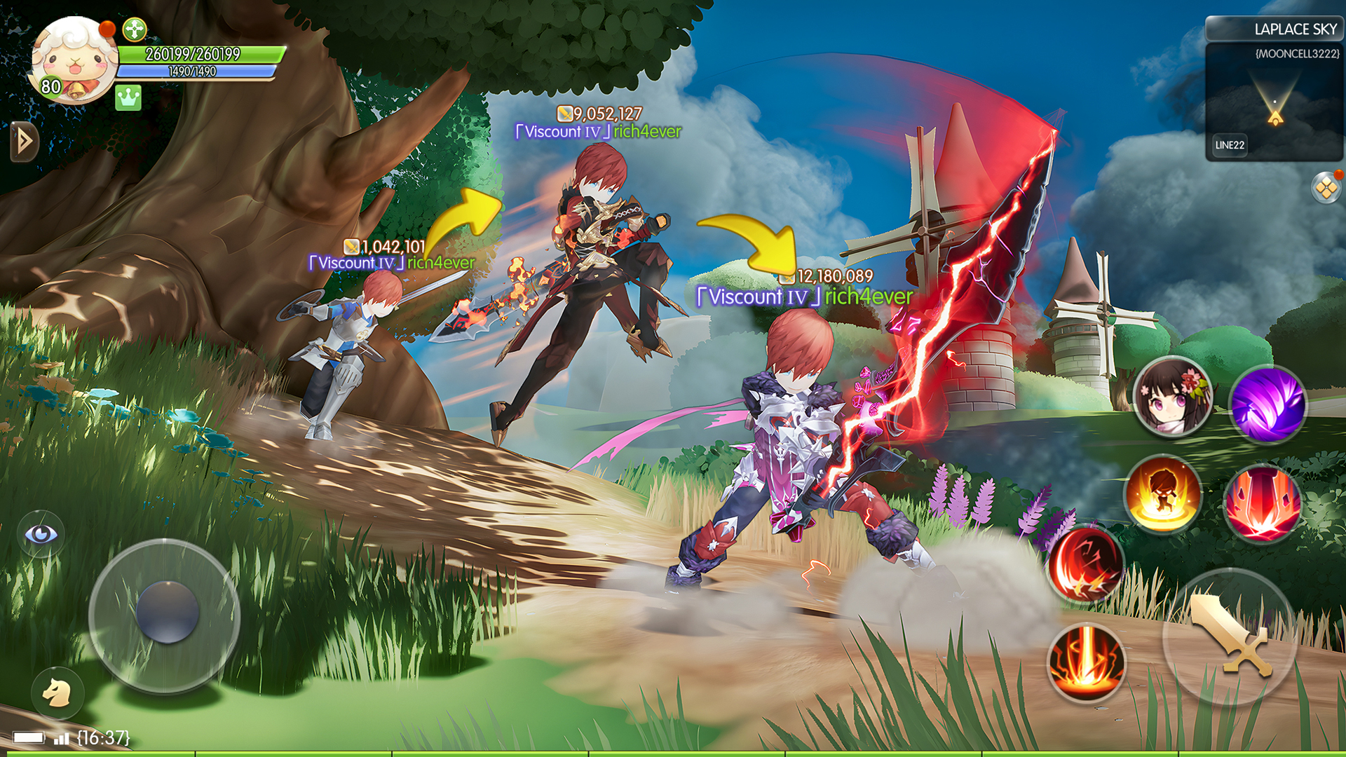 اسکرین شات 4 بازی Tales of Wind: Radiant Rebirth