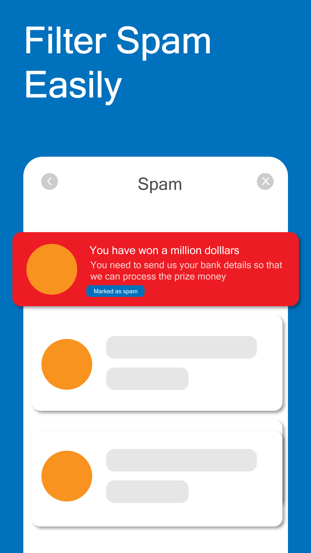 اسکرین شات 5 برنامه Email app All in one email app