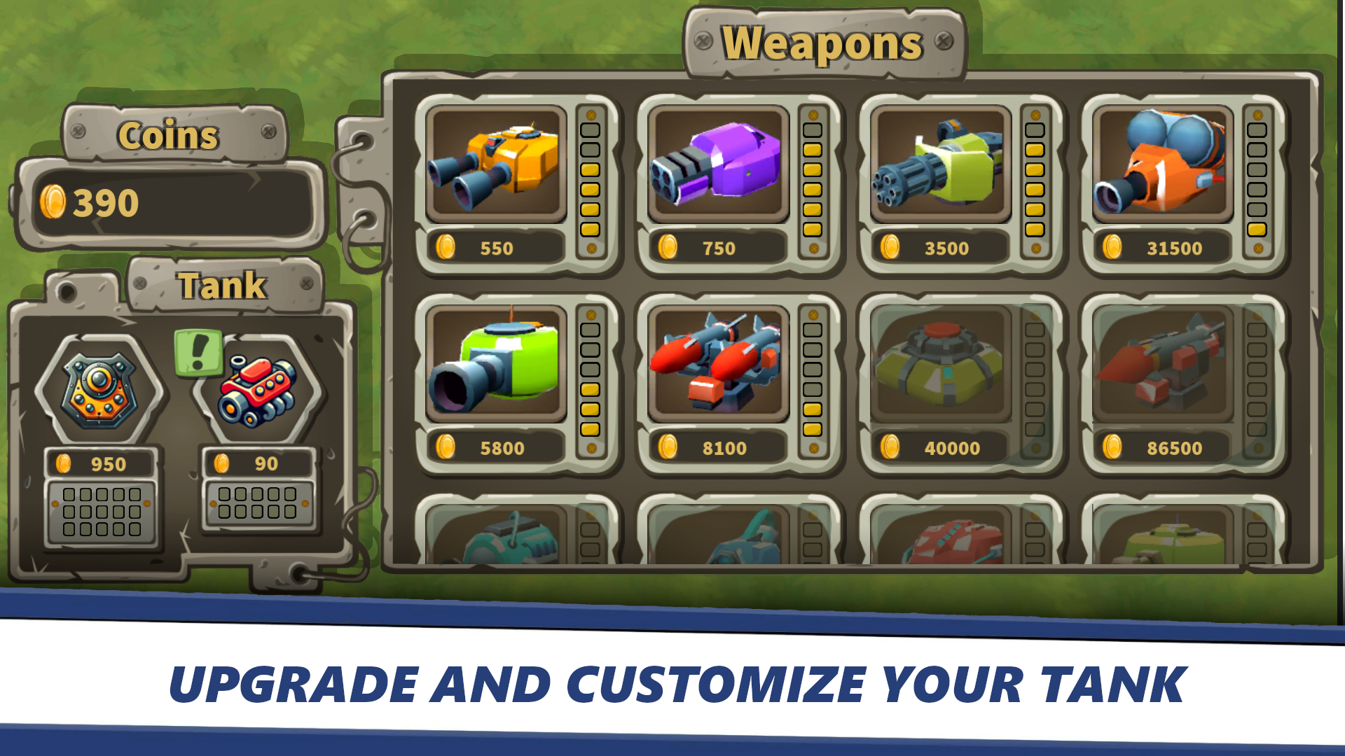 اسکرین شات 2 بازی Awesome Tanks