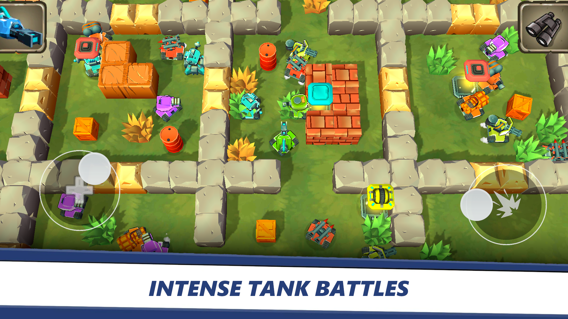 اسکرین شات 1 بازی Awesome Tanks