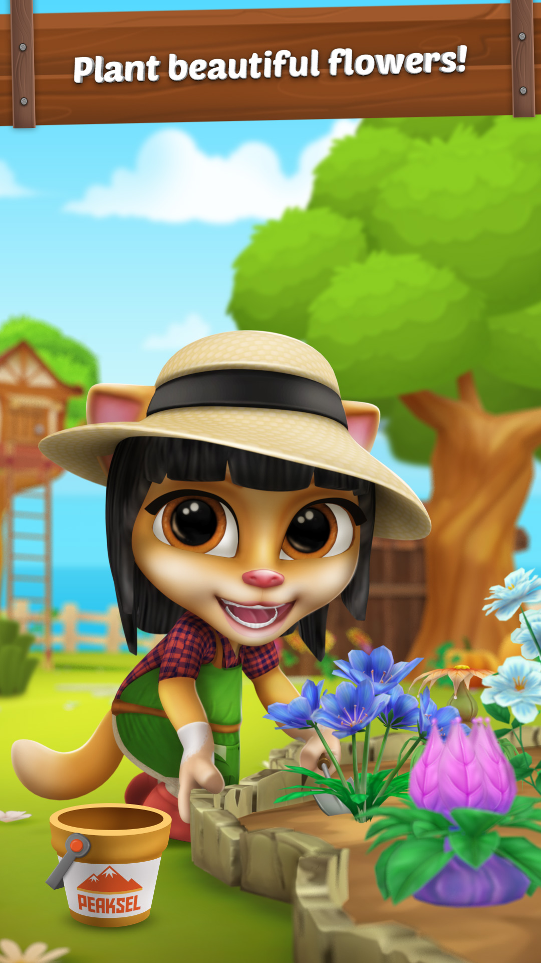اسکرین شات 2 بازی Emma the Cat Gardener