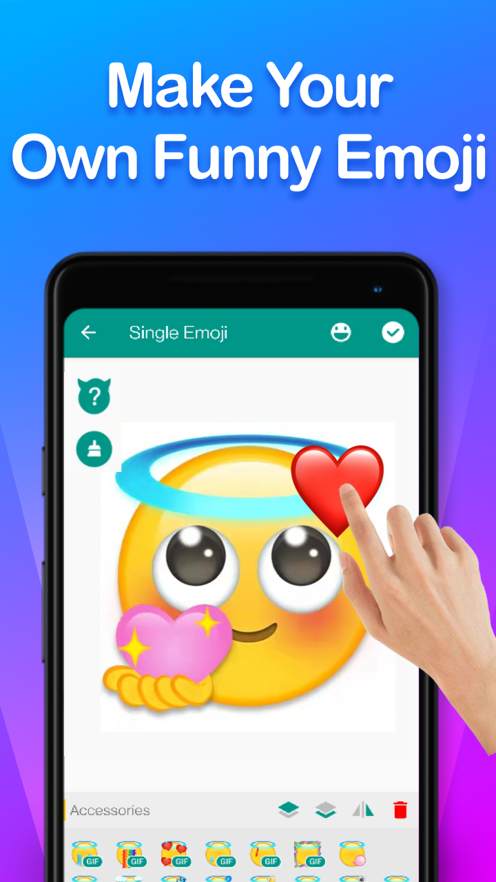 اسکرین شات برنامه Emoji Maker- Personal Animated 3