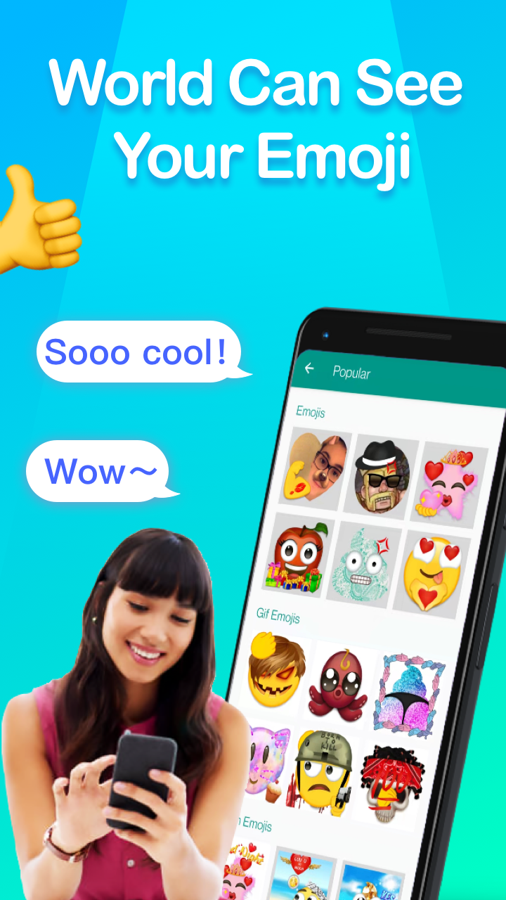 اسکرین شات برنامه Emoji Maker- Personal Animated 4