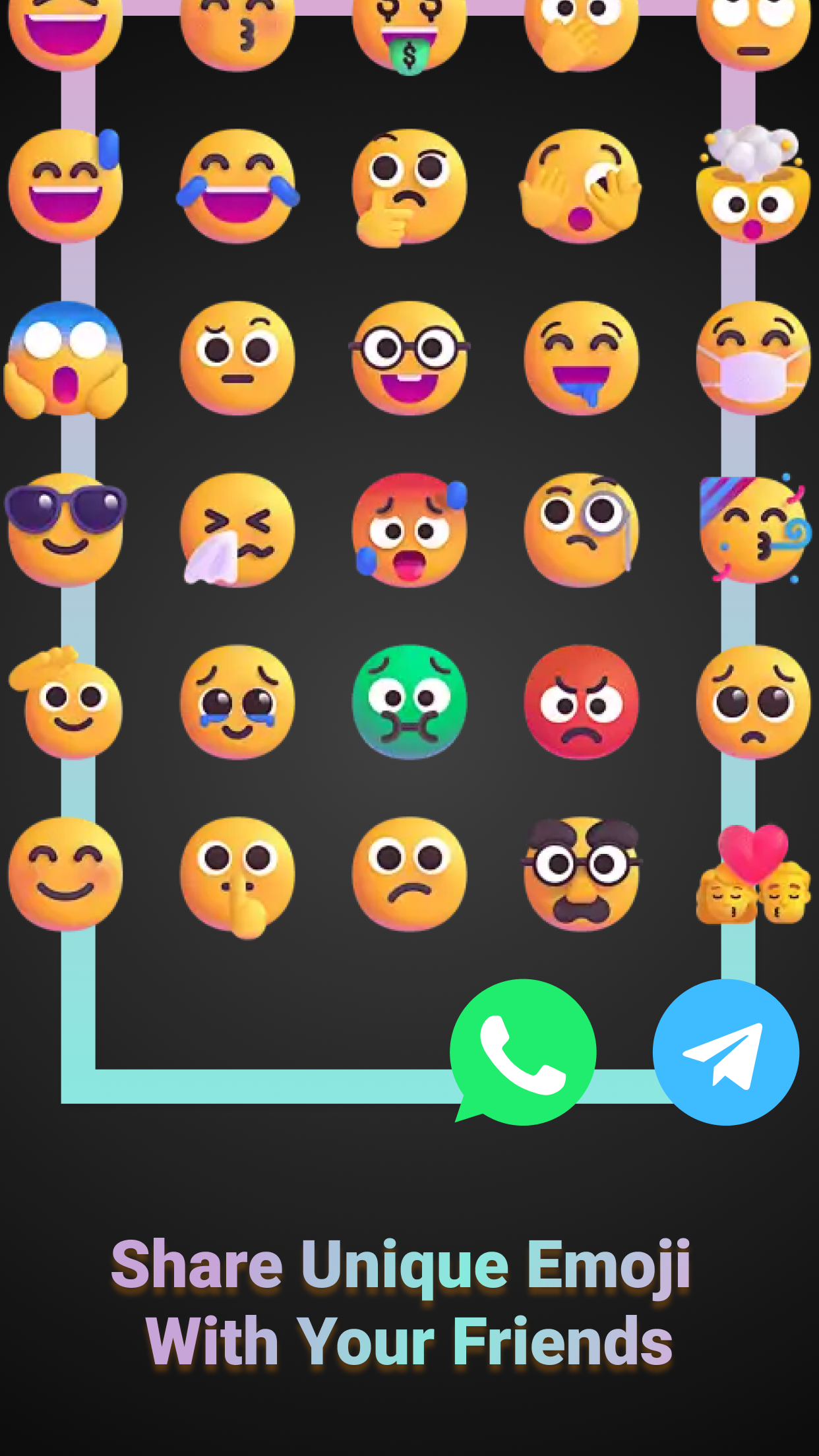 اسکرین شات 4 برنامه Emoji Maker Plus