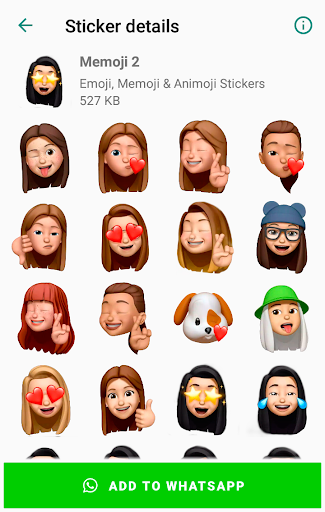 دانلود برنامه Emoji & Memoji Stickers for WhatsApp WAStickerApps برای