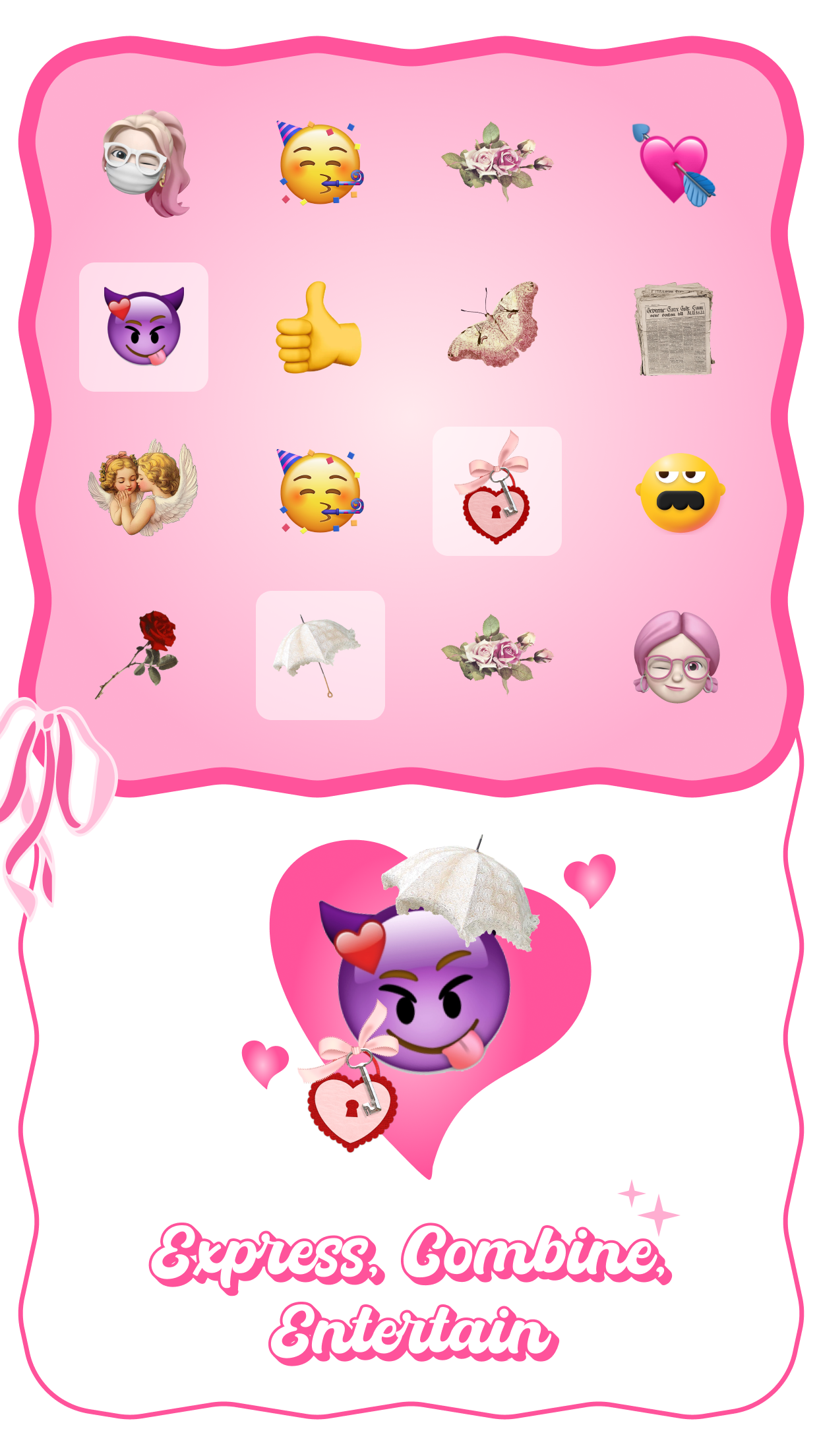 اسکرین شات 1 برنامه Emoji Maker Launcher