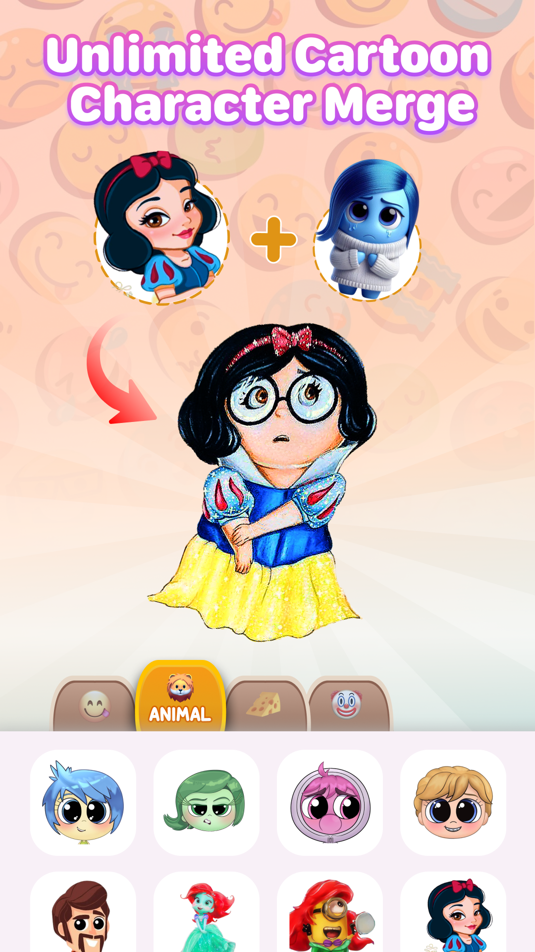 اسکرین شات 1 برنامه Cartoon & Emoji Maker: Mixy
