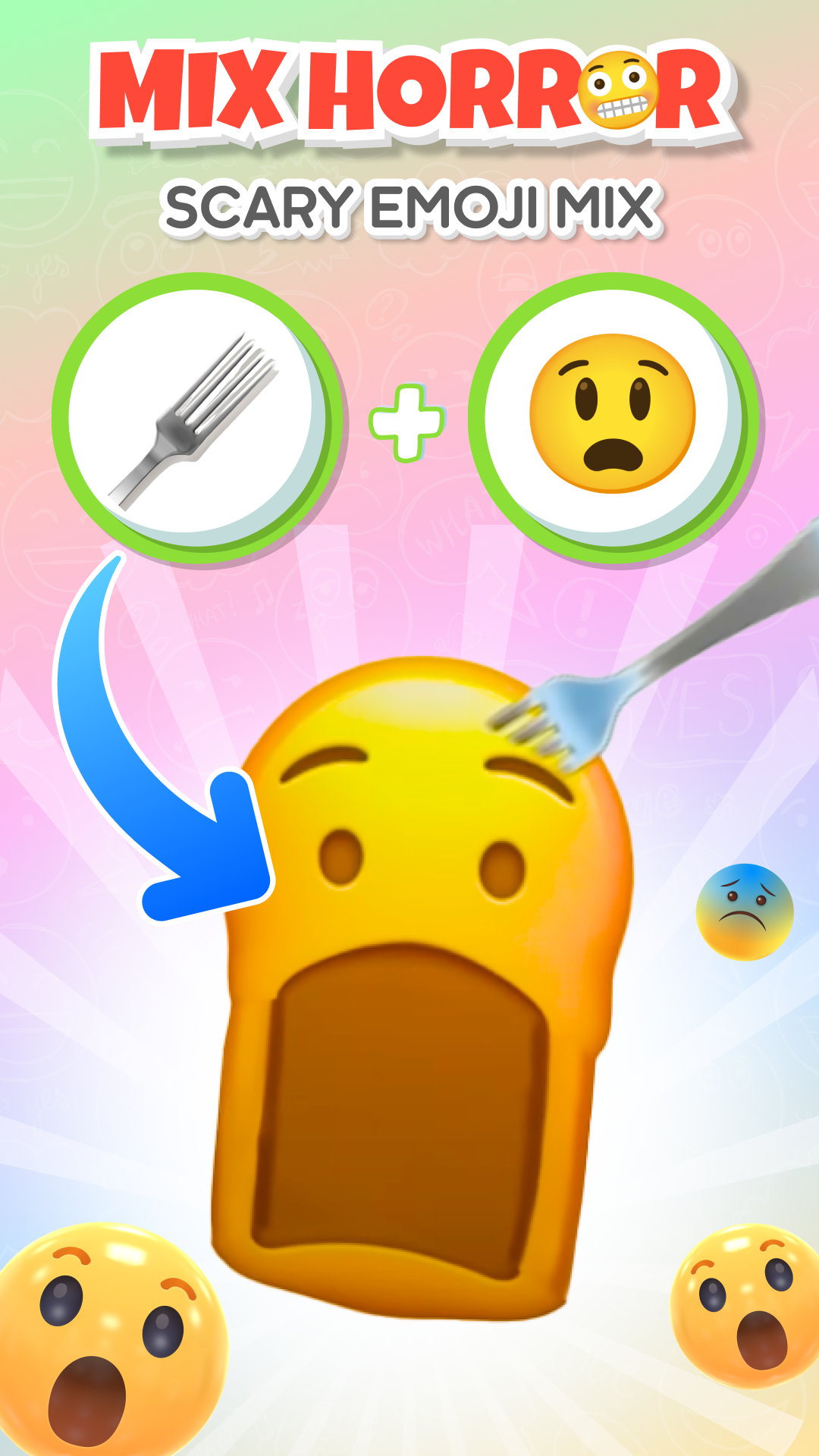 اسکرین شات 1 برنامه Emoji Kitchen - DIY Emoji Mix