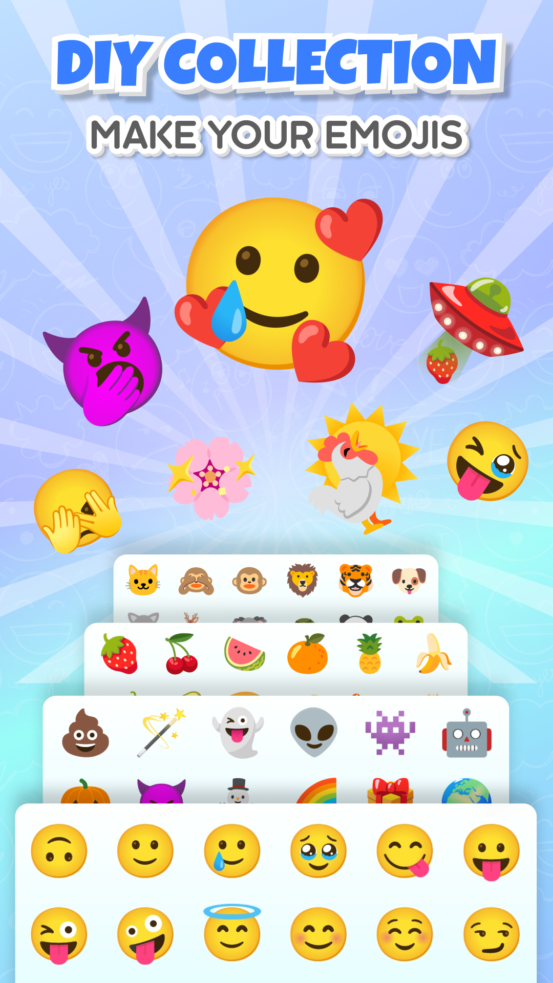 اسکرین شات 5 برنامه Emoji Kitchen - DIY Emoji Mix