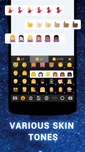 اسکرین شات 1 برنامه Emoji keyboard - Cute Emoji