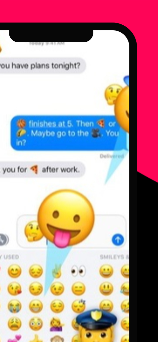 اسکرین شات 1 برنامه iOS Emojis For Android