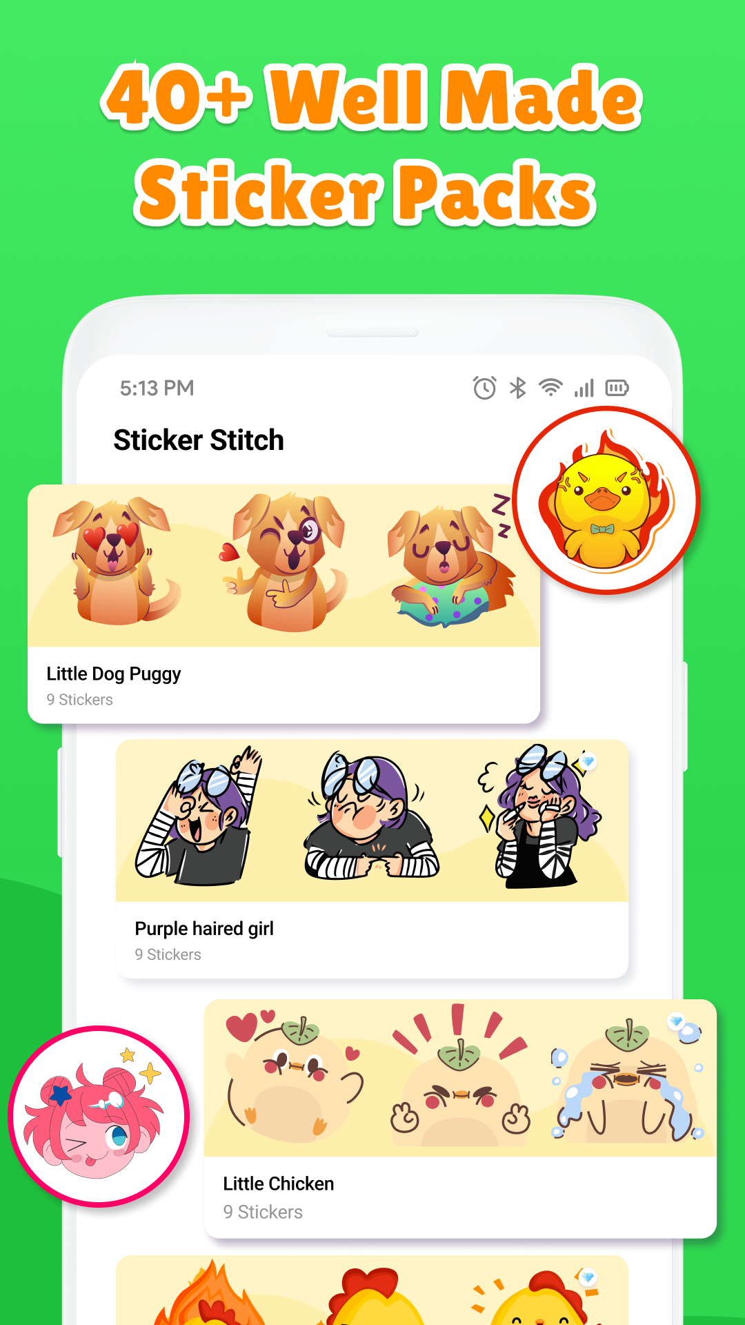 اسکرین شات 4 برنامه WAStickerApp DIY Sticker Maker