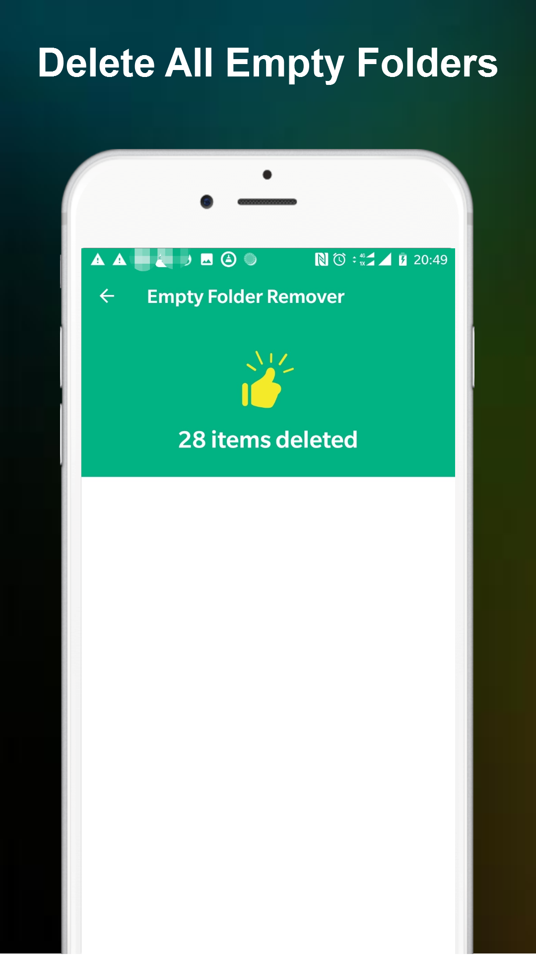 اسکرین شات 3 برنامه Empty Folder Cleaner