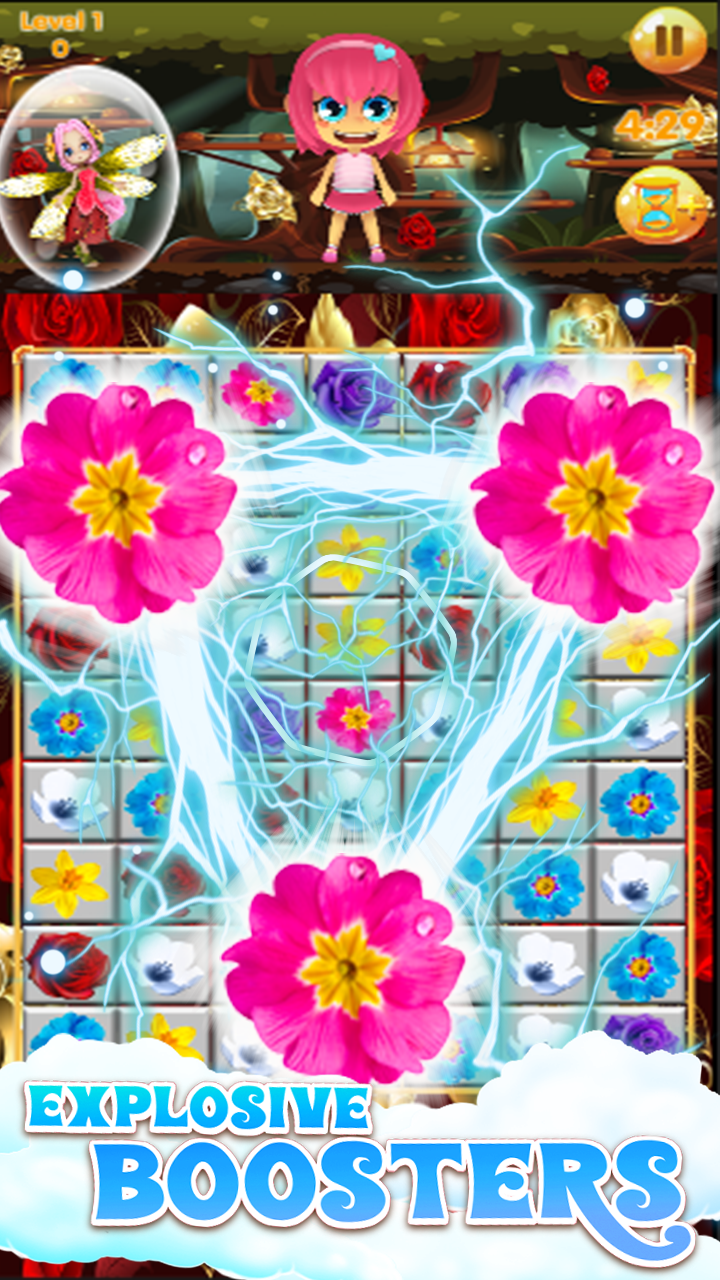 اسکرین شات 3 بازی Flowers Blast - flower games