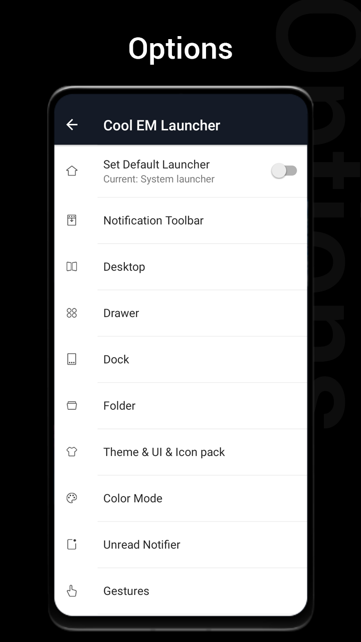 اسکرین شات 6 برنامه Cool EM Launcher - EMUI launch
