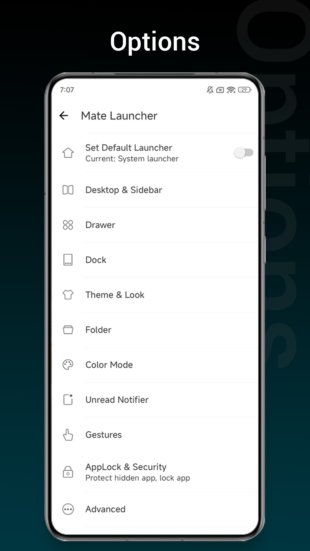 اسکرین شات 8 برنامه Mate Launcher for harmony