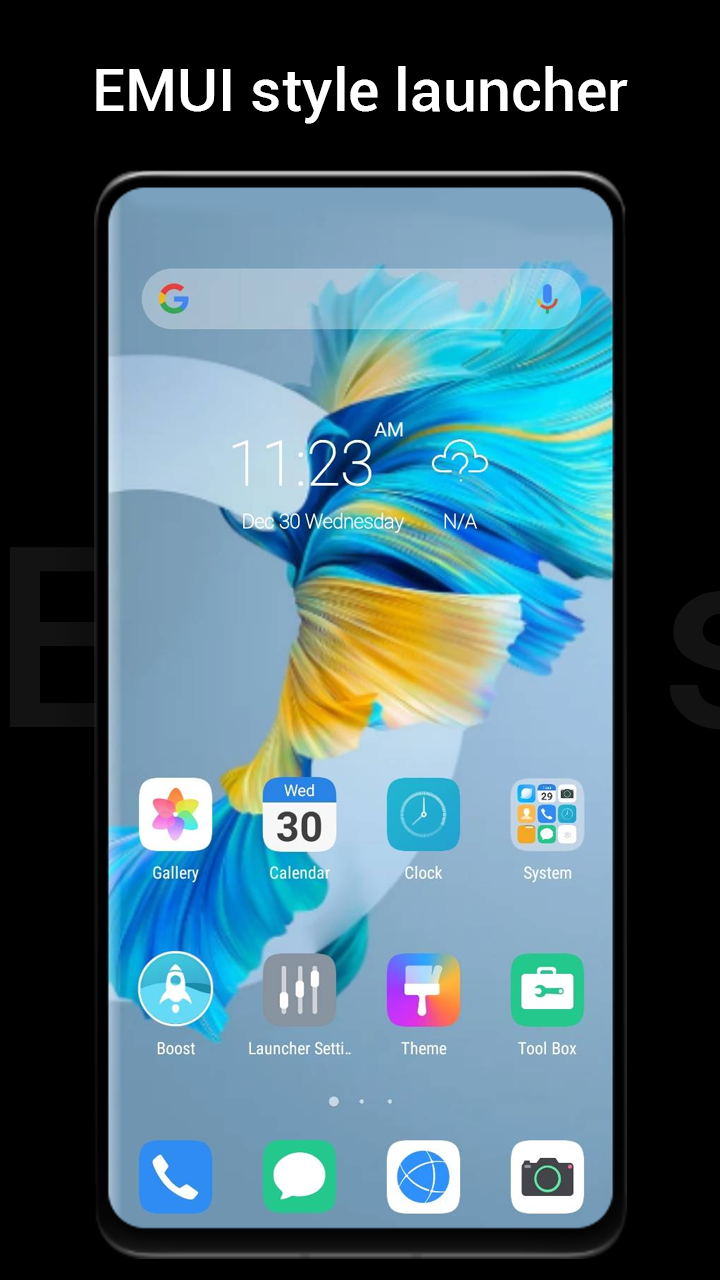 اسکرین شات 1 برنامه Cool EM Launcher - EMUI launch