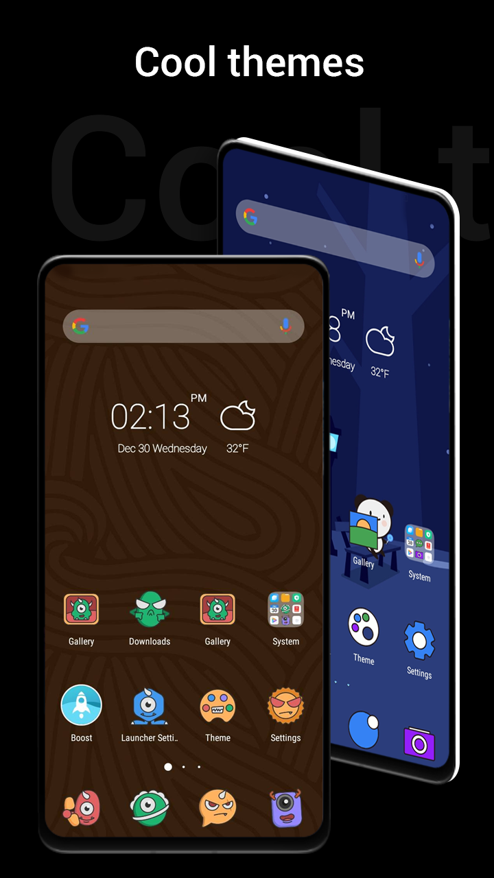 اسکرین شات 3 برنامه Cool EM Launcher - EMUI launch