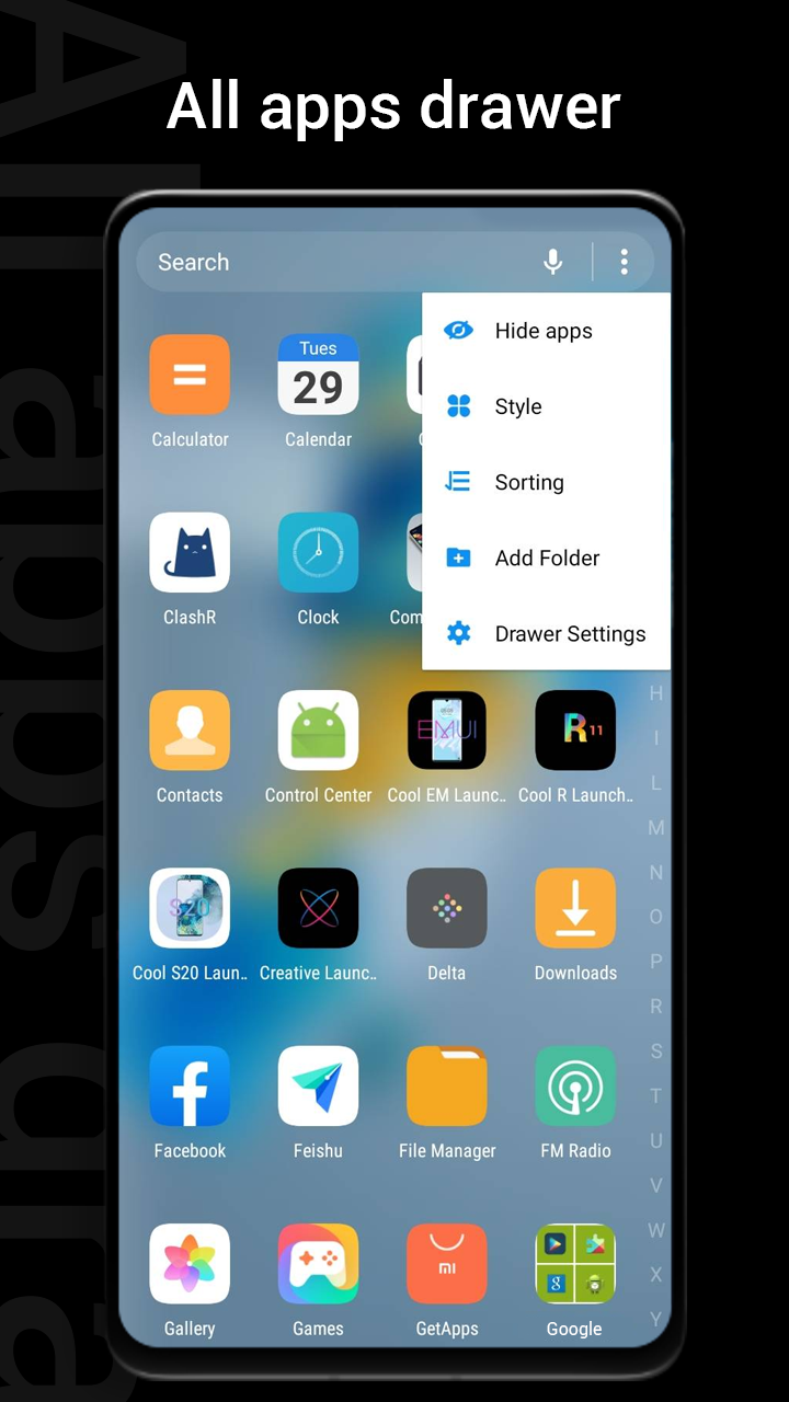 اسکرین شات 2 برنامه Cool EM Launcher - EMUI launch