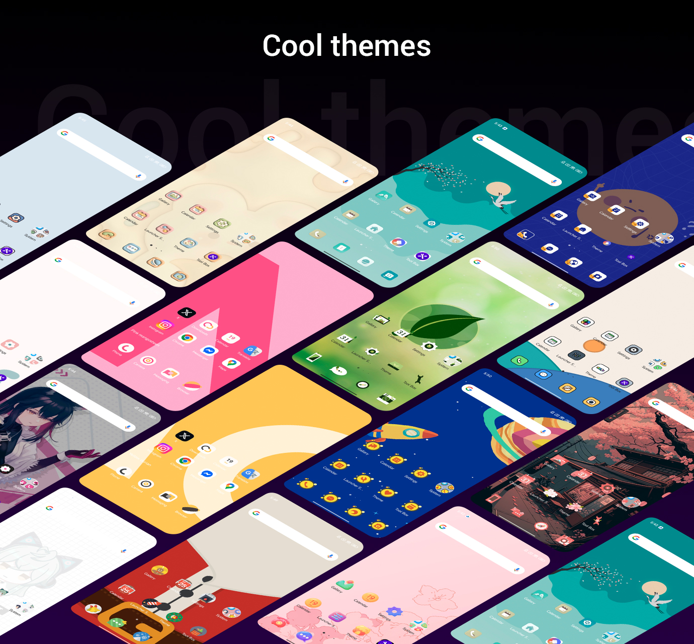 اسکرین شات 3 برنامه Mate Launcher for harmony