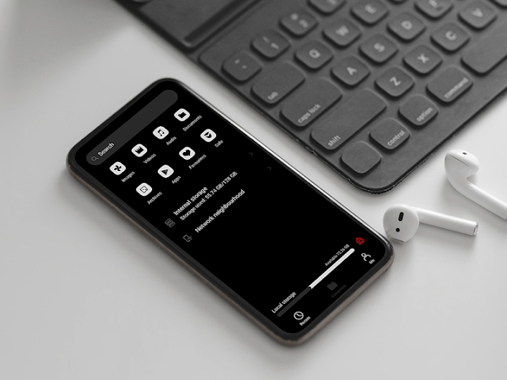 اسکرین شات 6 برنامه Black OS EMUI 10/9/8/5 Theme