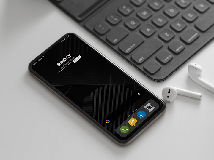 اسکرین شات 3 برنامه Black OS EMUI 10/9/8/5 Theme