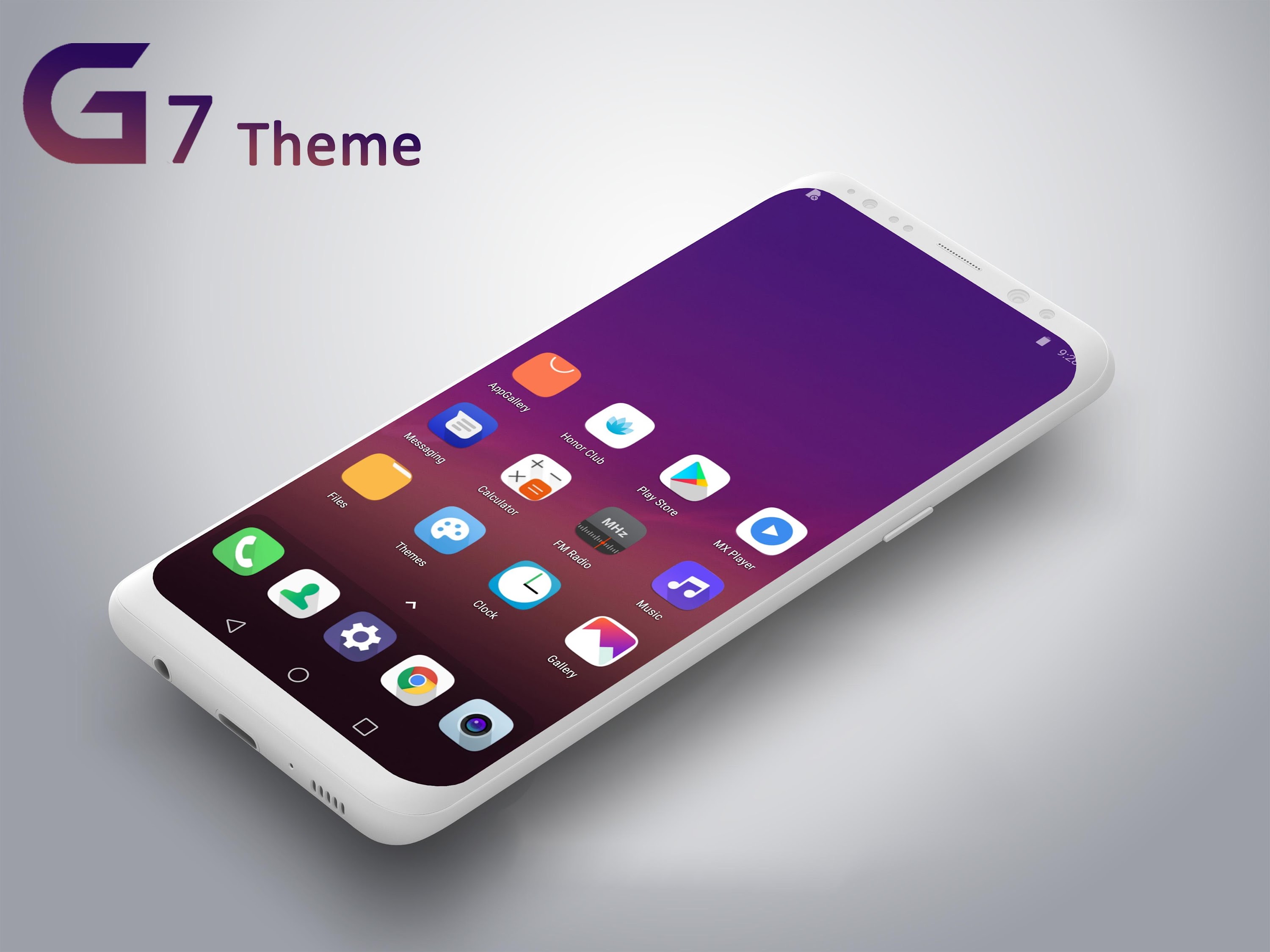 اسکرین شات 3 برنامه G7 EMUI 5/8/9 Theme