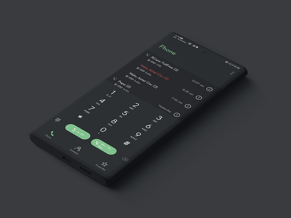 اسکرین شات 4 برنامه S20 One-UI Dark Live Wallpaper