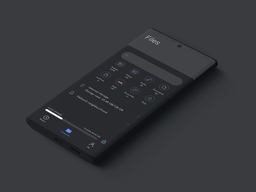 اسکرین شات 7 برنامه S20 One-UI Dark Live Wallpaper