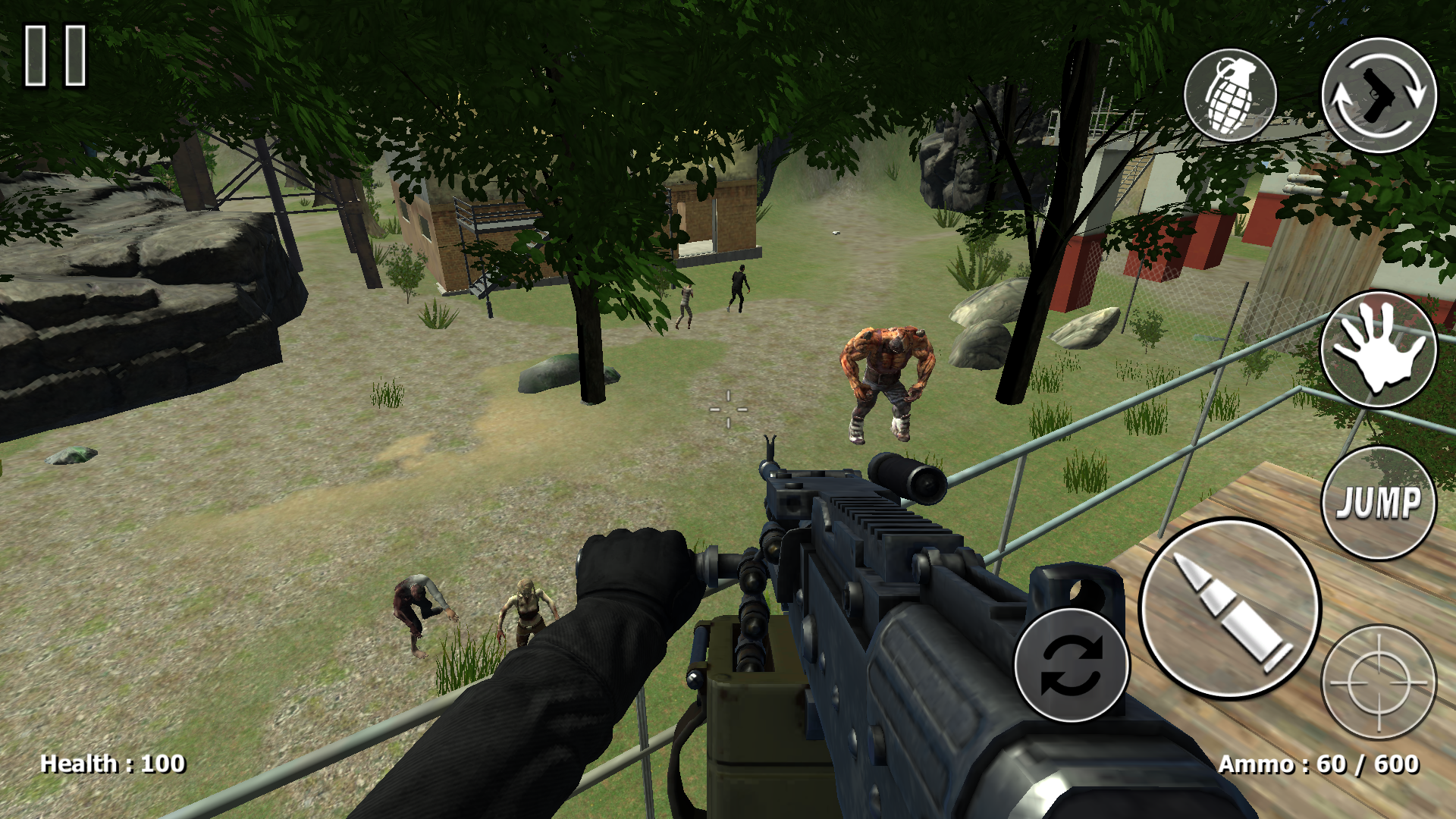 اسکرین شات 1 بازی Zombie Monsters 2 - Basement