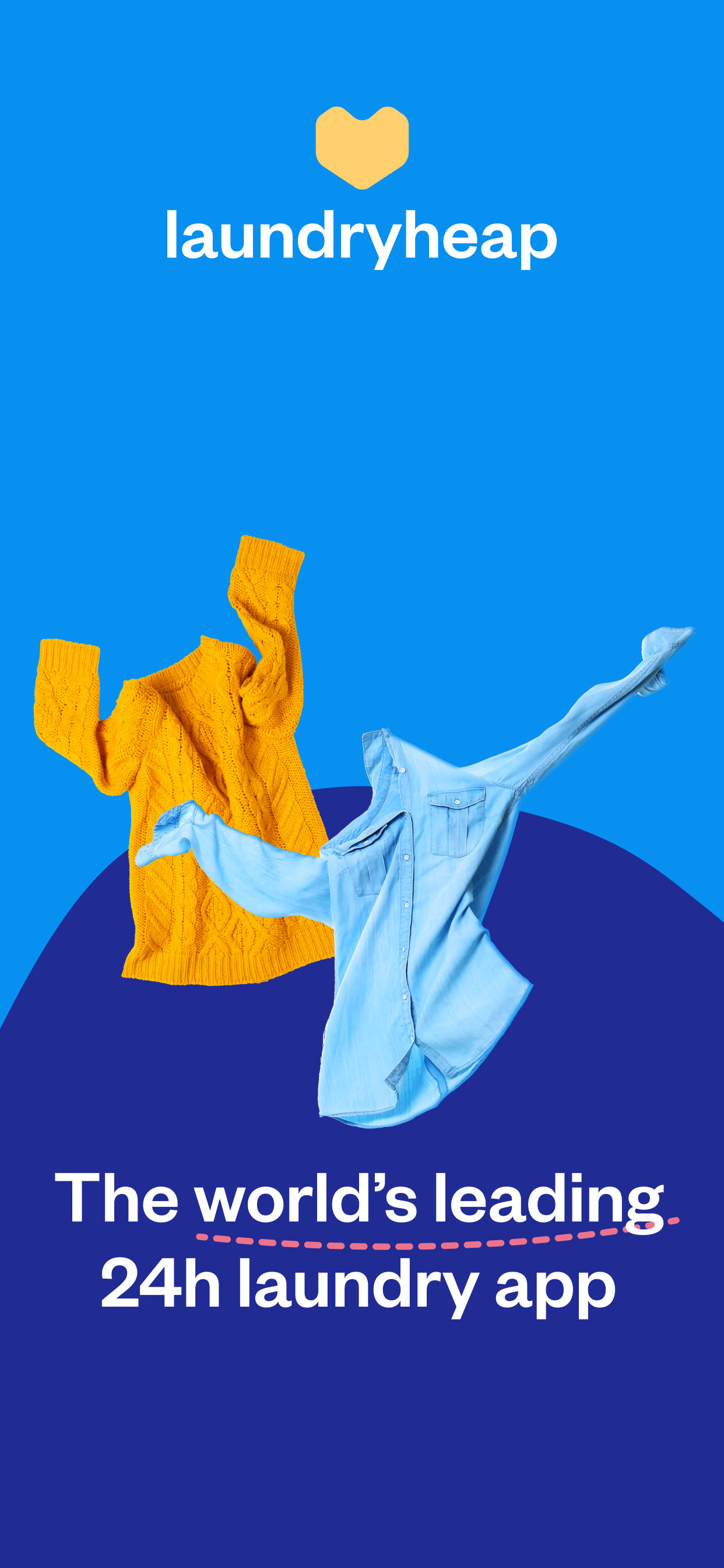 اسکرین شات 1 برنامه Laundryheap: On-Demand Laundry