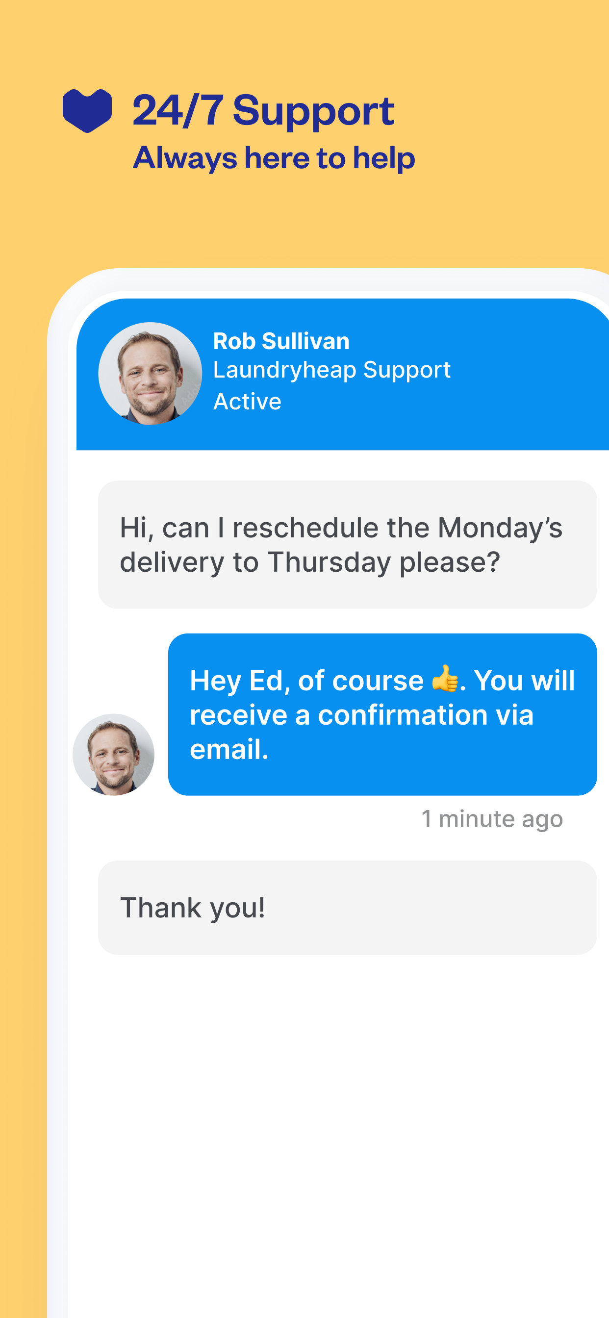 اسکرین شات 7 برنامه Laundryheap: On-Demand Laundry